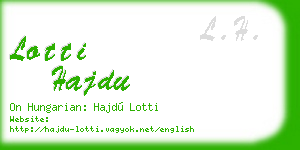 lotti hajdu business card
